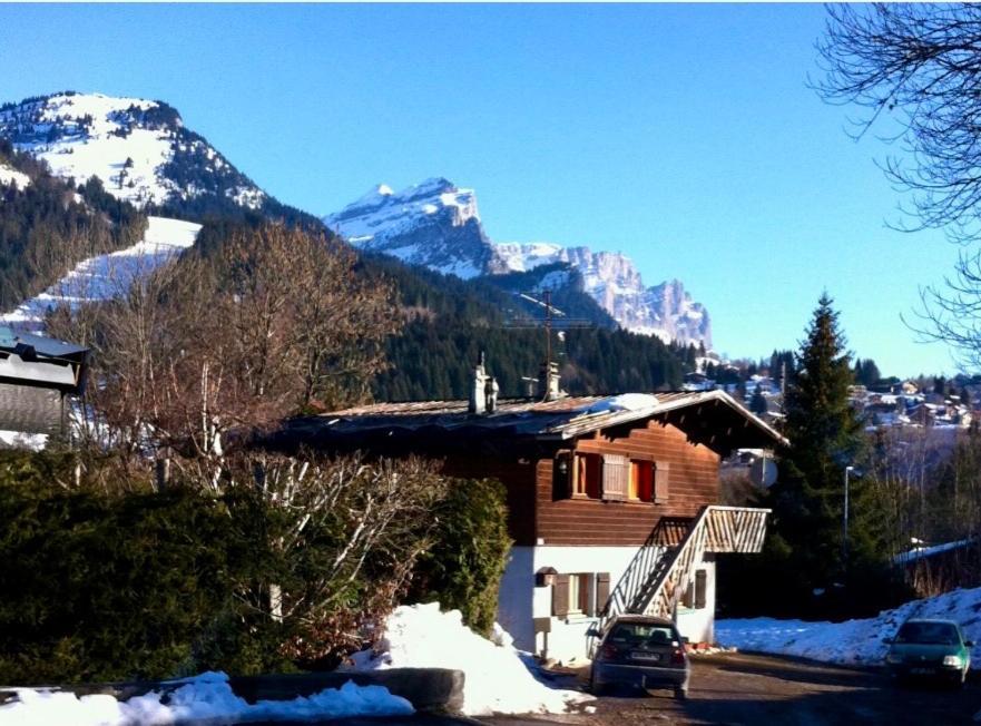 Charmant Appartement Dans Chalet Les Carroz d'Araches Εξωτερικό φωτογραφία